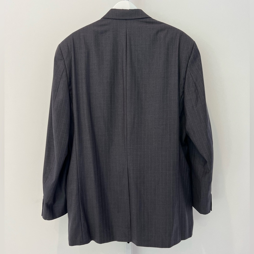 LAUREN RALPH LAUREN GRAY PINSTRIPE MEN'S SUIT 44L - Picture 6 of 17